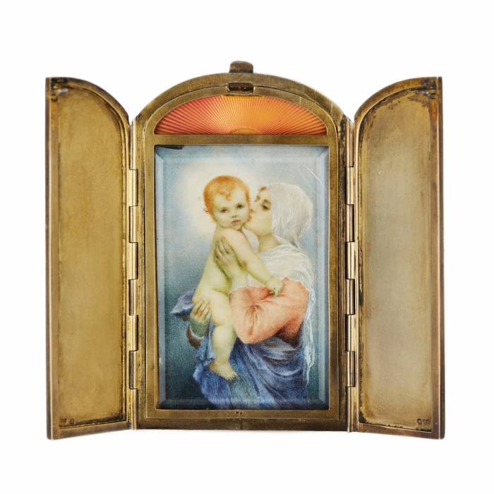 Frame with the image of the Madonna and Child. Austria-Hungary, Vienna. Around 1900 