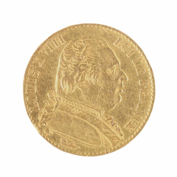 Gold coin 20 francs 1815. 