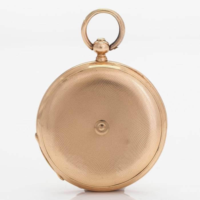 Pavel Bure. Gold 14 K pocket watch on a chain. Russia, 19th century. 