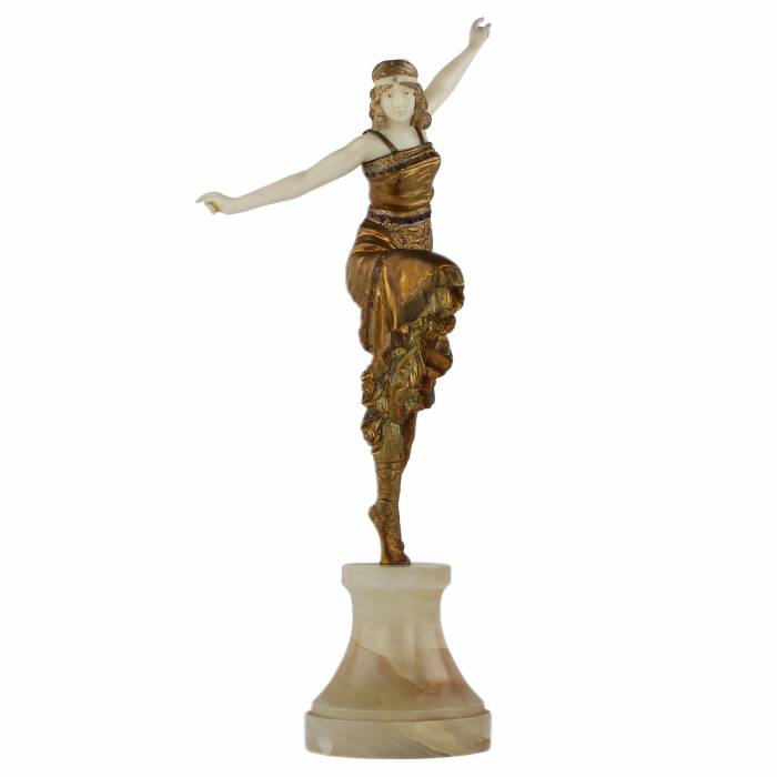 Bronze figure of a Russian dancer. Paul PHILIPPE 1920 