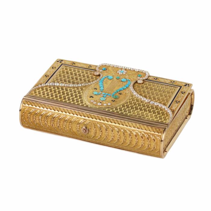 Musical gold box, Jean-George Rémond & Co, Geneva, around 1804-1812.