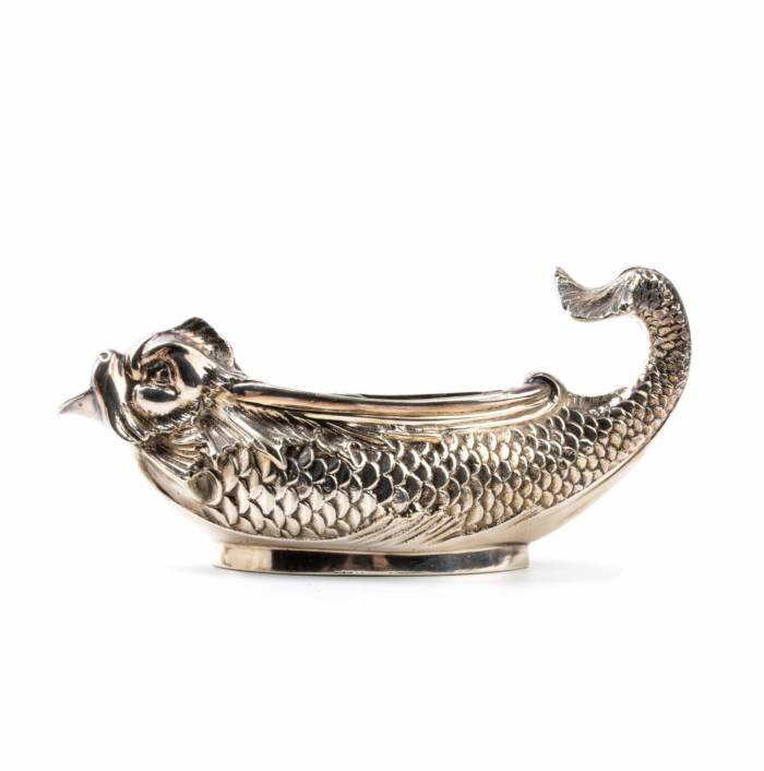 Tiffany & Co. Silver Milk Jug in the Form of a Fish. 20th Century 