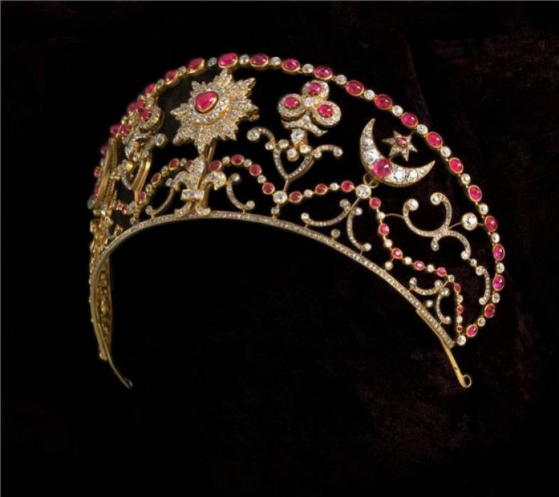 Firm K.E. Bolin Golden Diadem. Small Crown of the House of Romanov. Russia, Saint Petersburg