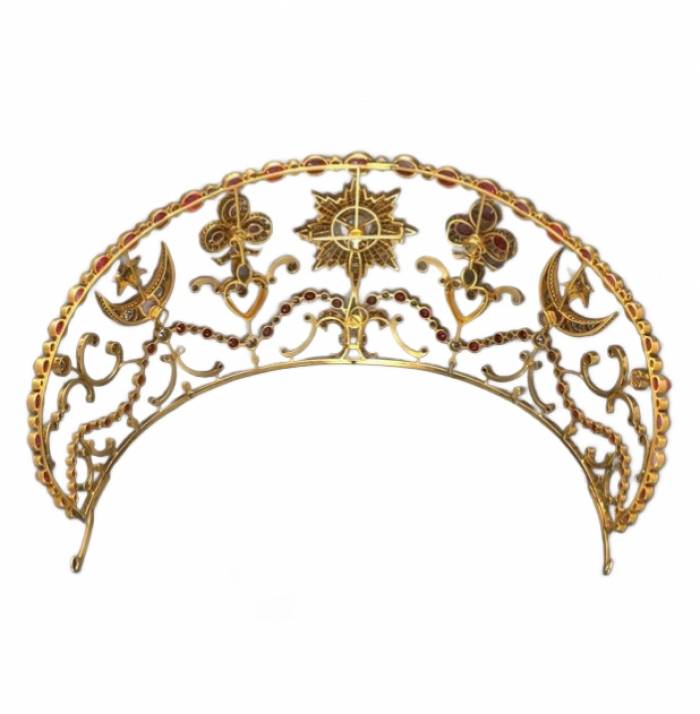 Firm K.E. Bolin Golden Diadem. Small Crown of the House of Romanov. Russia, Saint Petersburg