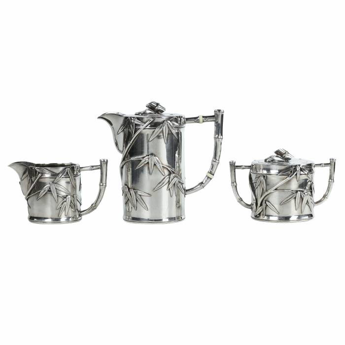 Silver tea set Miyamoto Shoko, Japan, first half of the 20th century. 