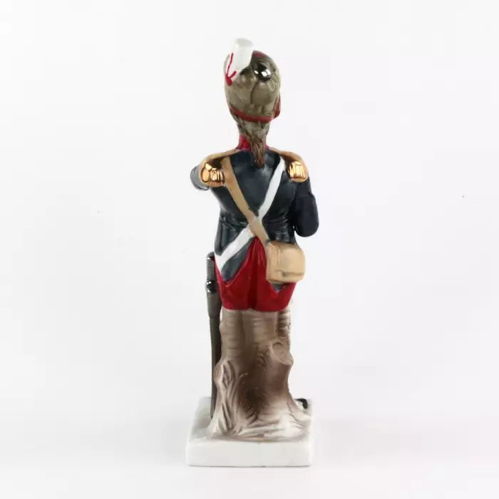 Porcelain figurine Soldier Grenadier De La Garde. Germany