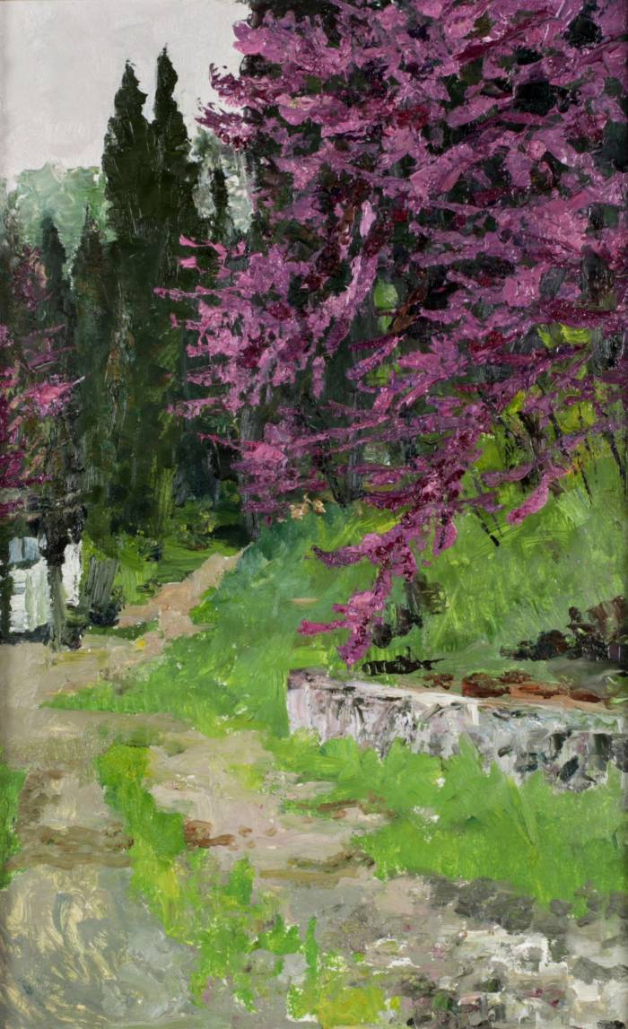 Vitaly Anatolyevich Polyakov. "Crimea. Blooming almonds ". (1925-1997) 