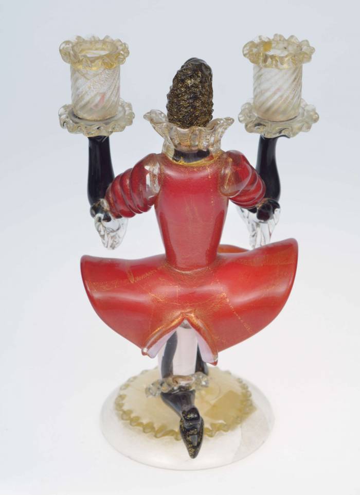 Murano glass figurine  candlestick