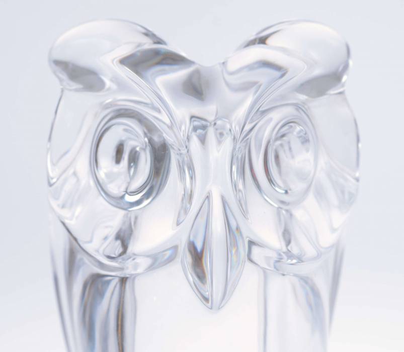 Glass design object Owl