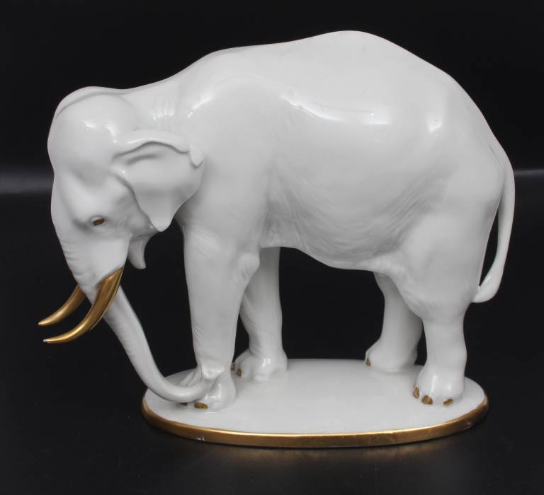 Porcelain figure Elephant