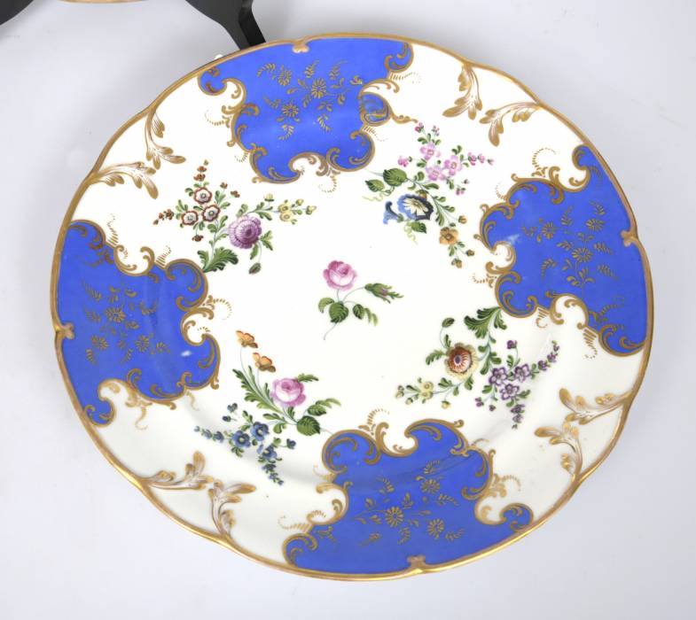 Decorative porcelain plate Flowers