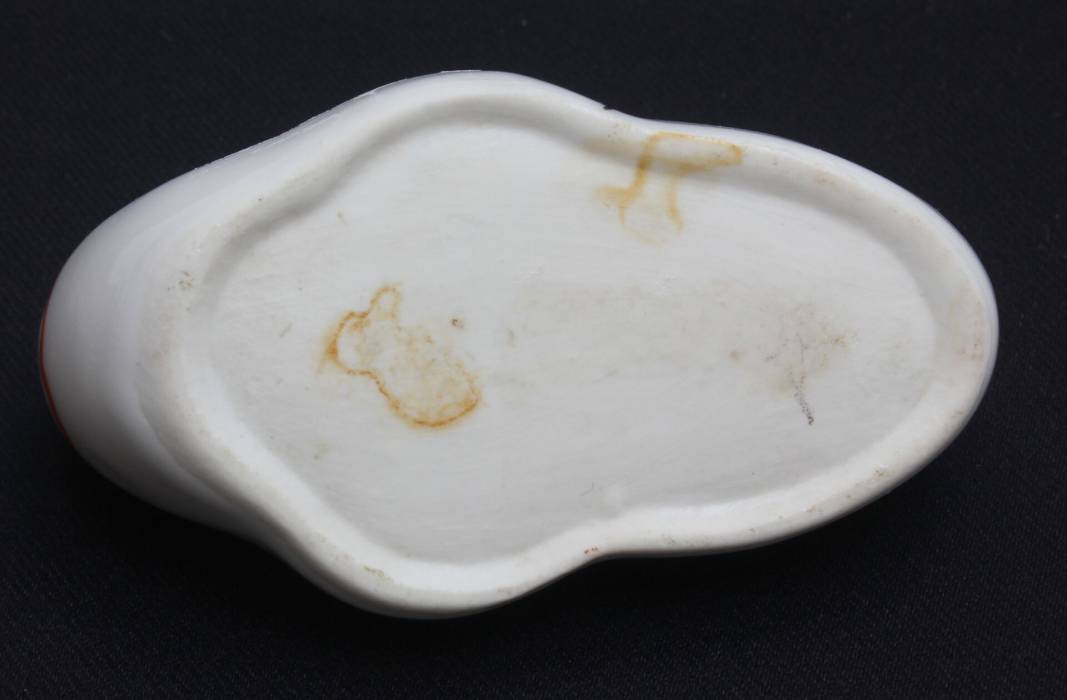 Porcelain mustard utensil Duck