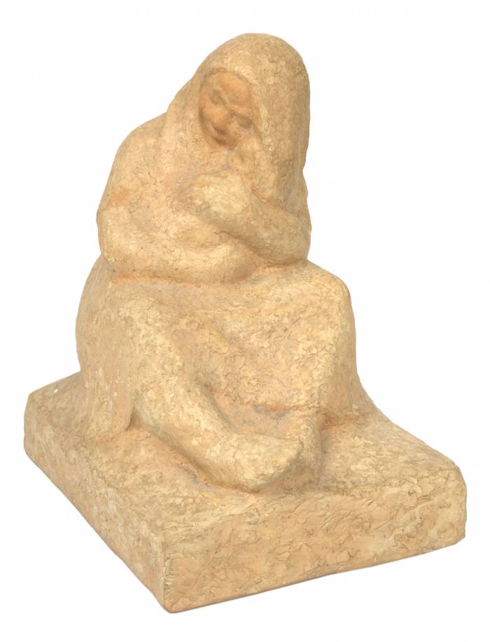 Ceramic figure ``Motherhood``