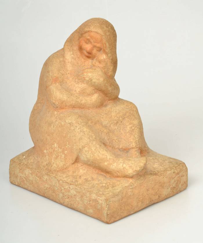 Ceramic figure ``Motherhood``