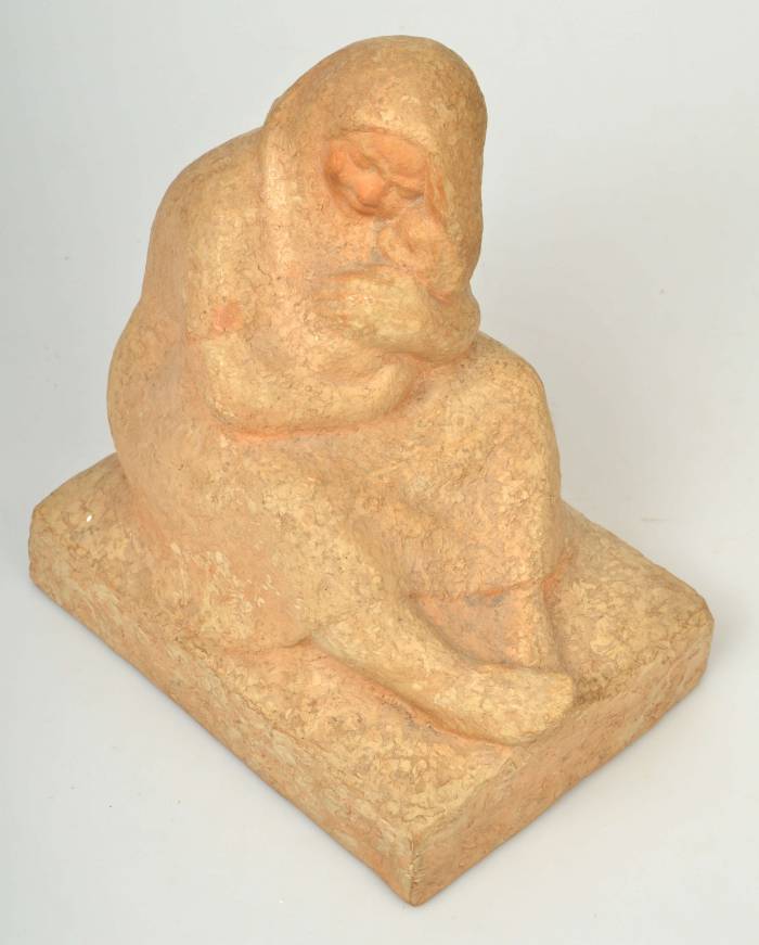 Ceramic figure ``Motherhood``