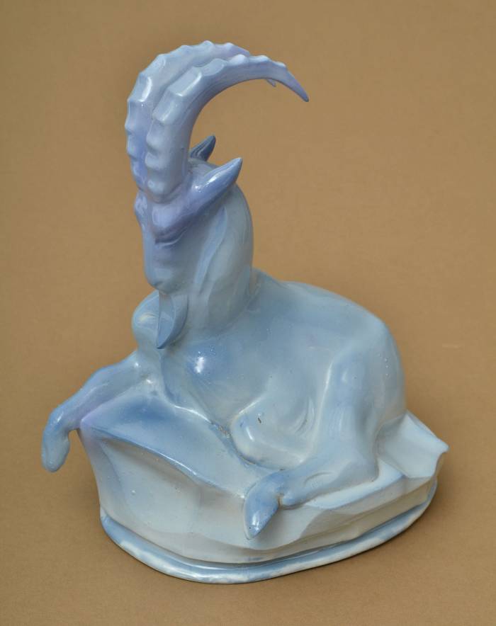 Porcelain figurine Mountain goat