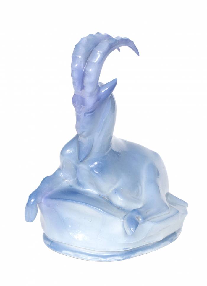 Porcelain figurine Mountain goat