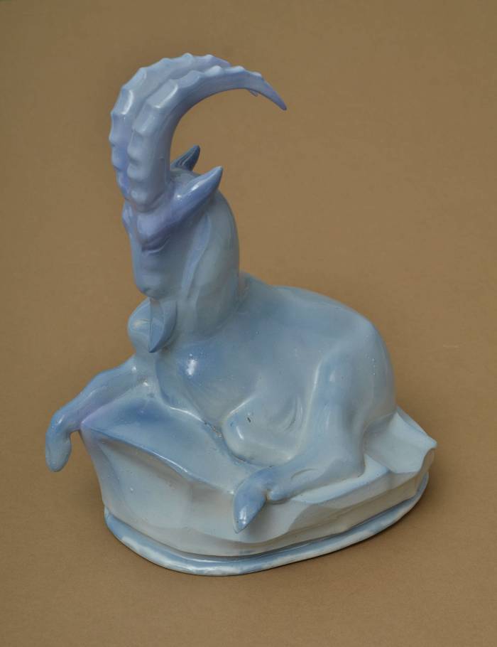 Porcelain figurine Mountain goat