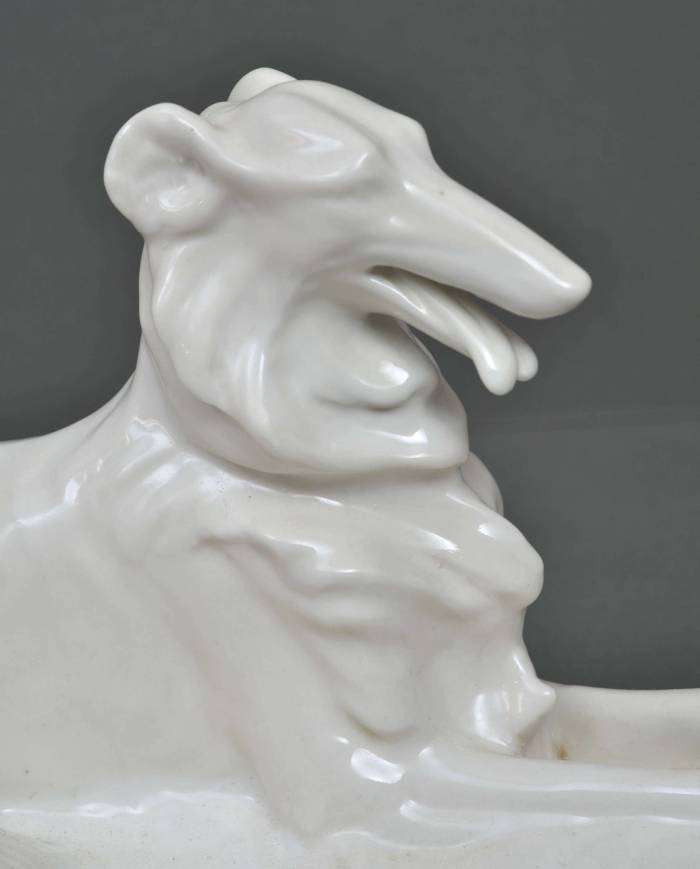 Porcelain figure Wind dog