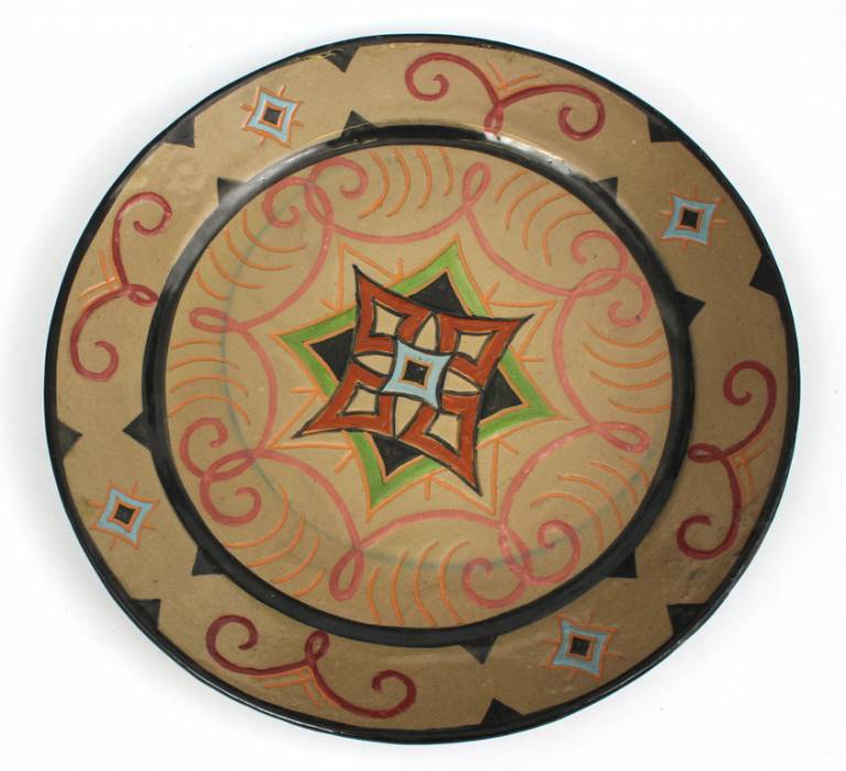 Ceramic plate