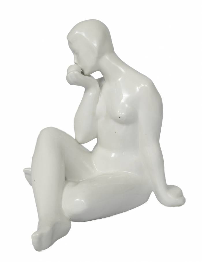 Figurine en porcelaine Launags 