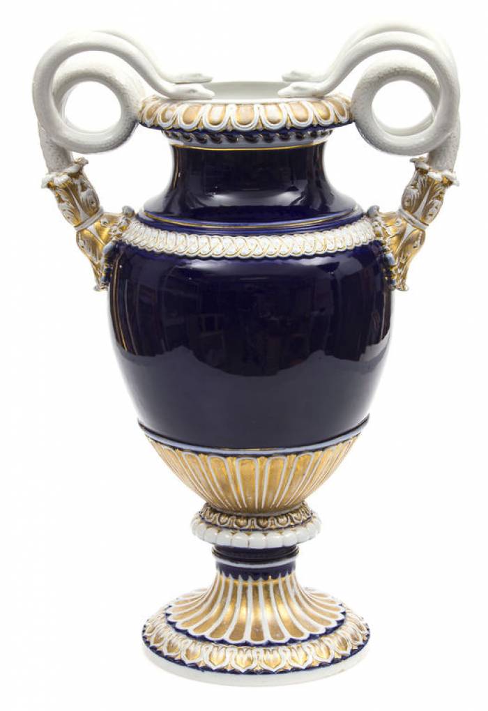 Grand vase en porcelaine de Miessen 