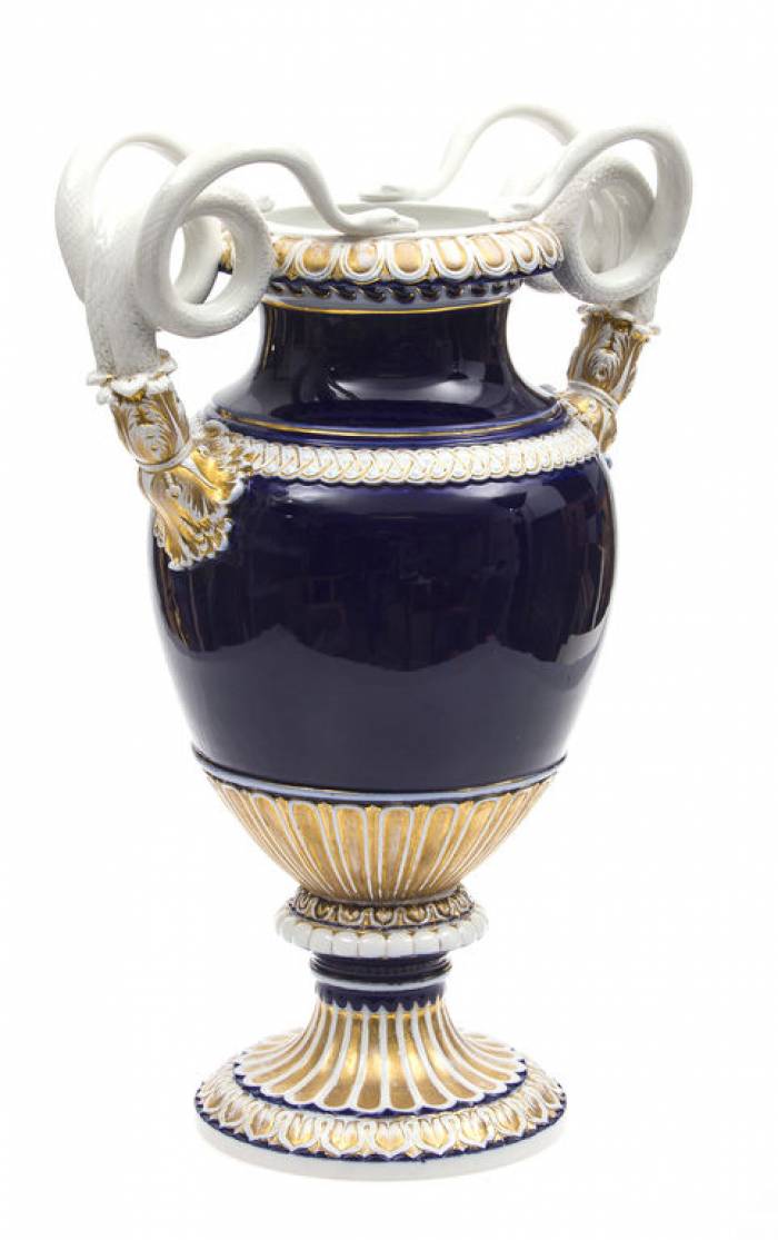 Grand vase en porcelaine de Miessen 