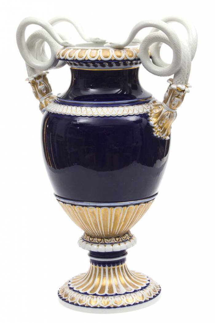 Grand vase en porcelaine de Miessen 