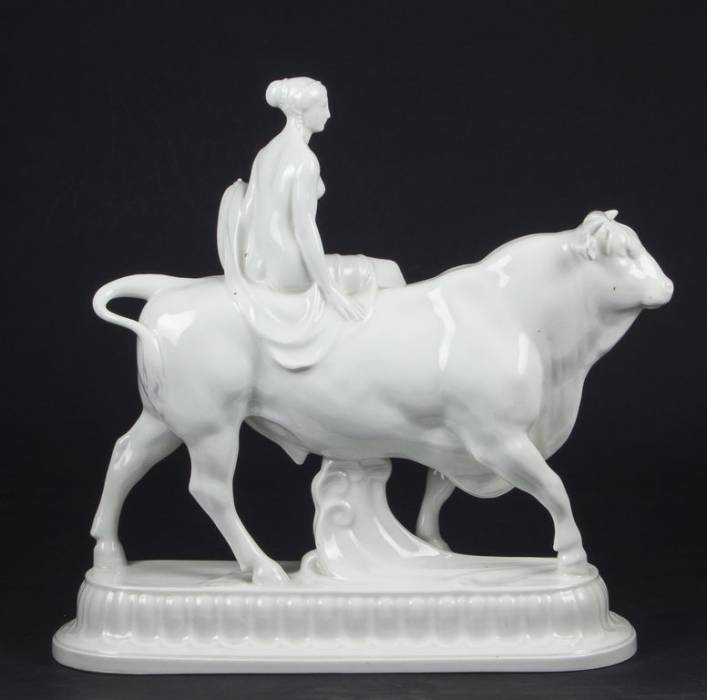 KPM porcelain figurine The Rape of Europal