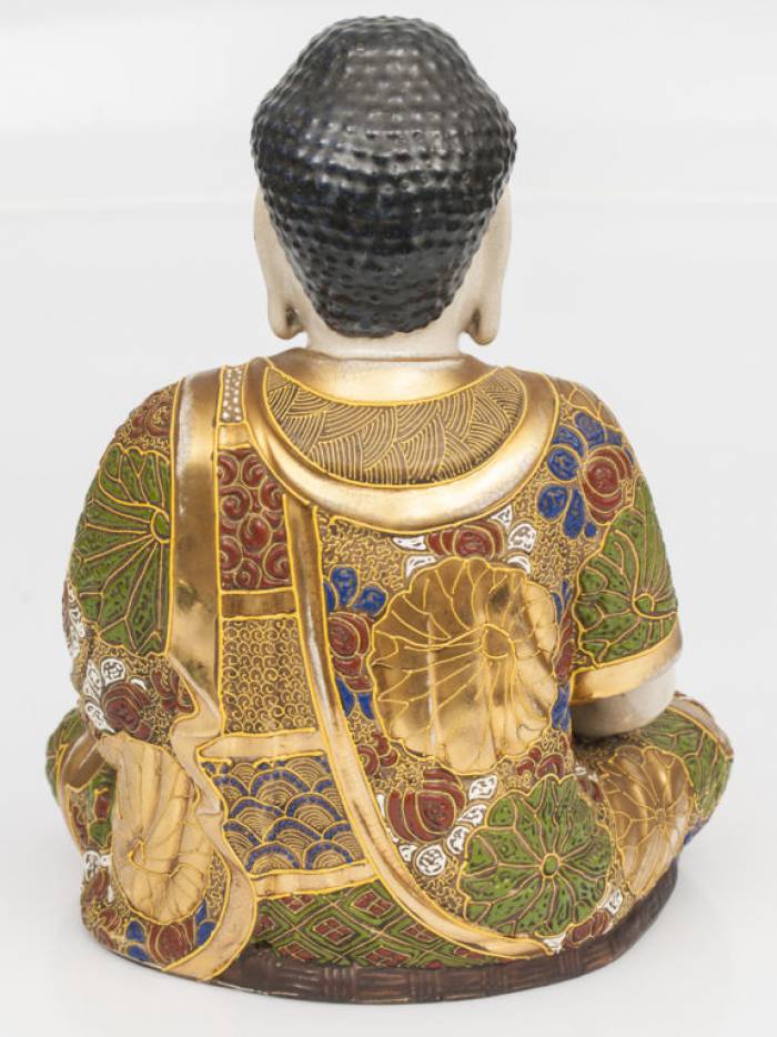 Statuette de Bouddha en porcelaine 