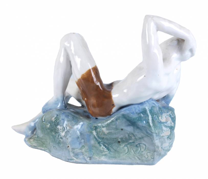 Figurine en porcelaine Homme 