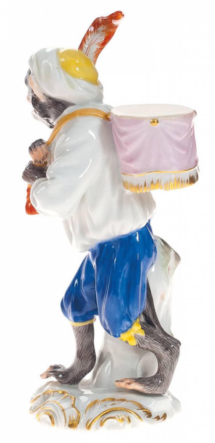 figurine en porcelaine singe 