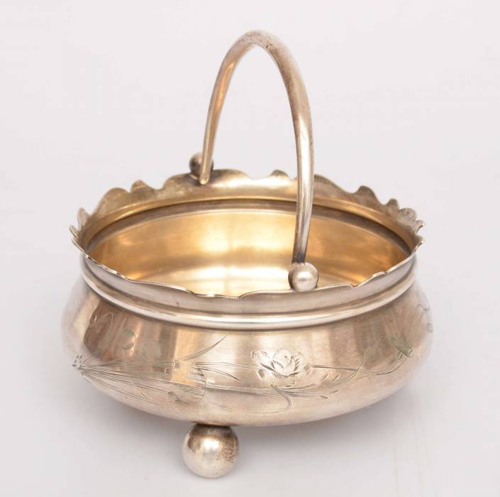 Silver candy dish