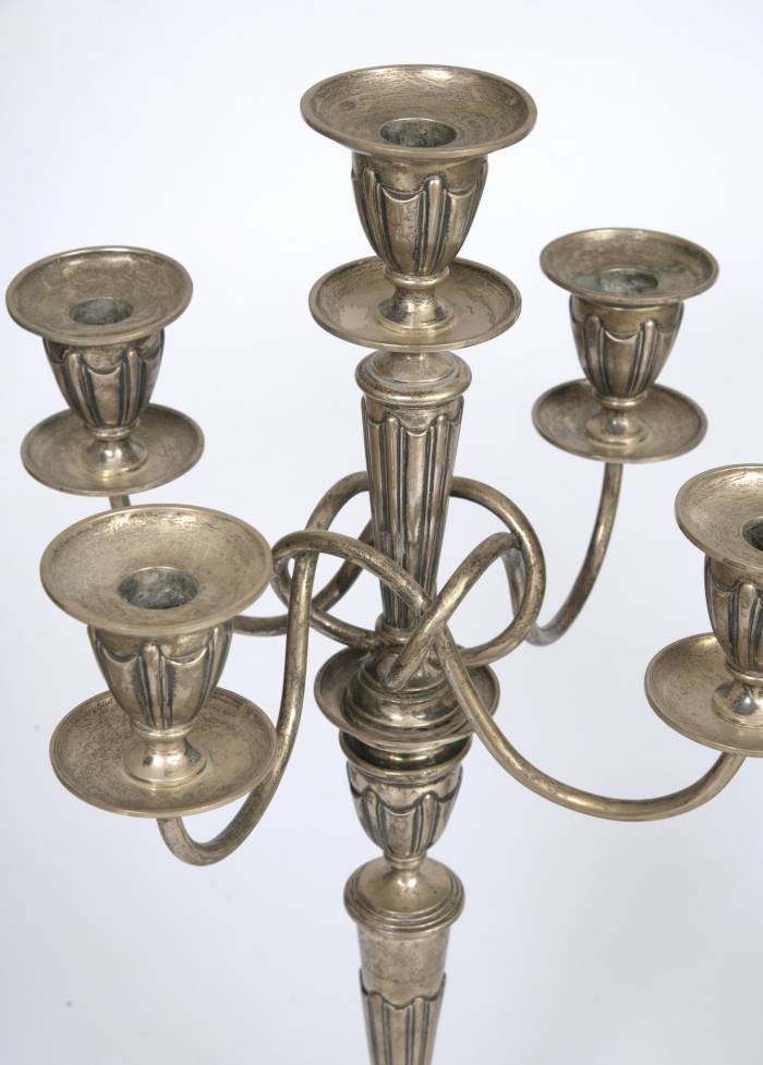 Silver candlesticks 2 pcs.