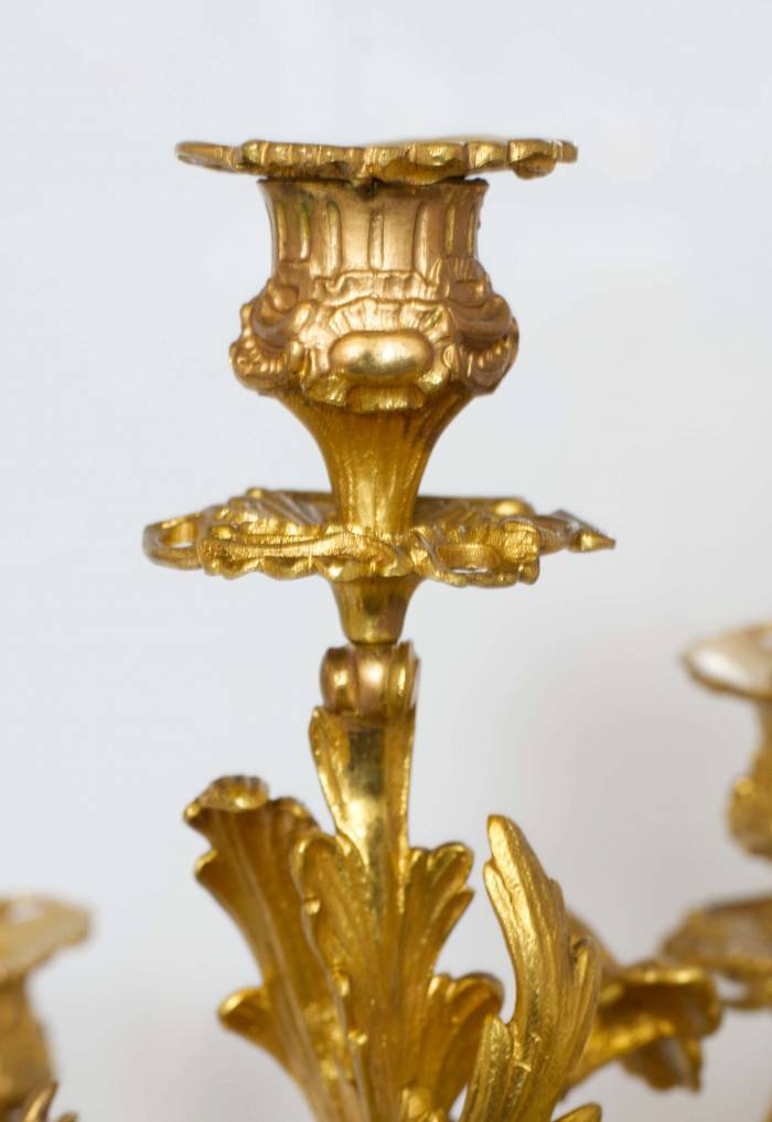 Rococo style candlesticks 2 pcs.