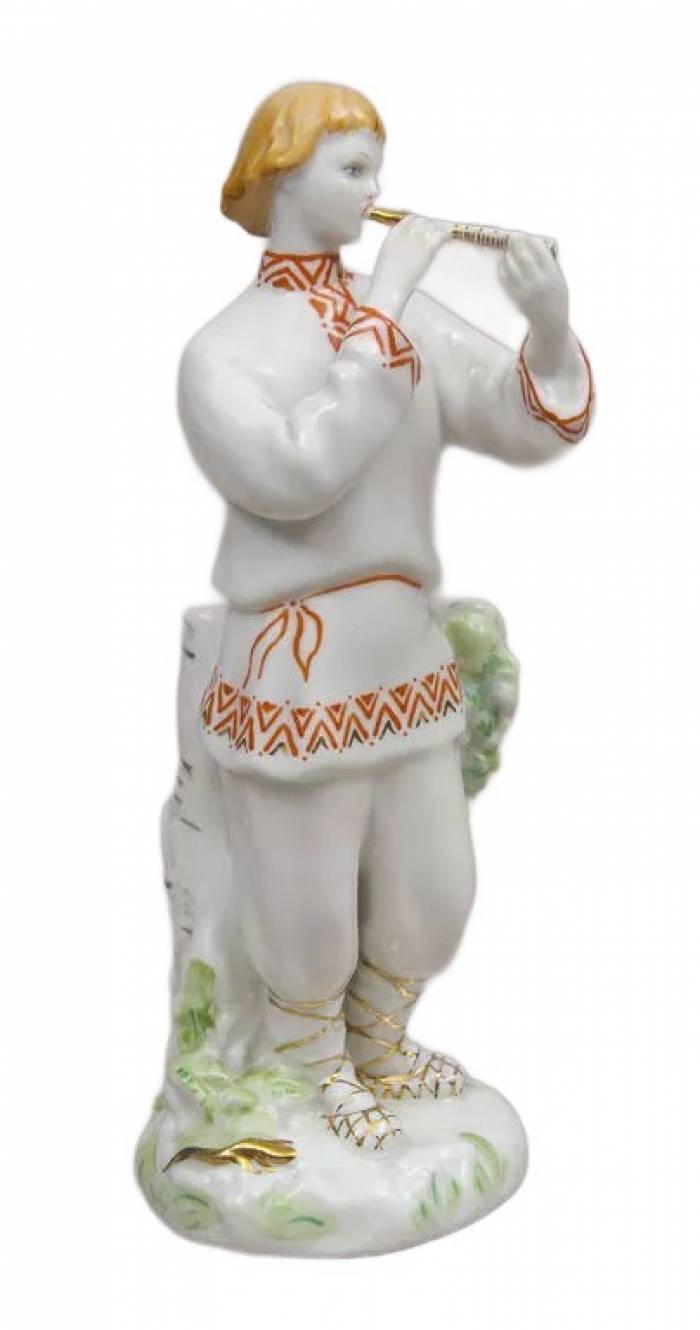 Figurine en porcelaine Lel (Jeune homme à la pipe) 