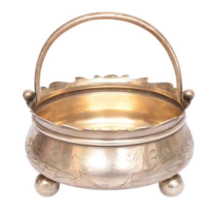 Silver candy dish