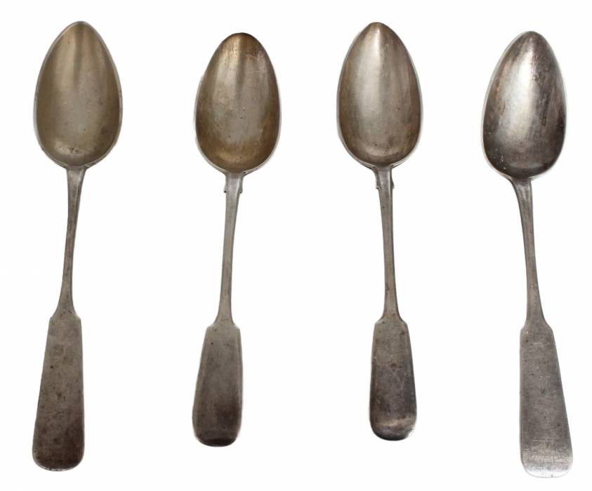 Silver spoons (4 pcs.)