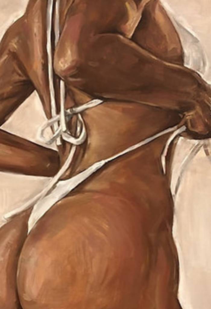  Meryem Tayganskaya, Peinture nue, Huile sur toile, 21e siècle 