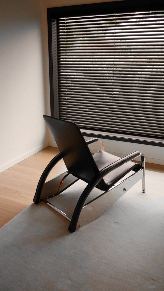 Jean Prouvé Grand Repos D80 Chair by Tecta 1980s.