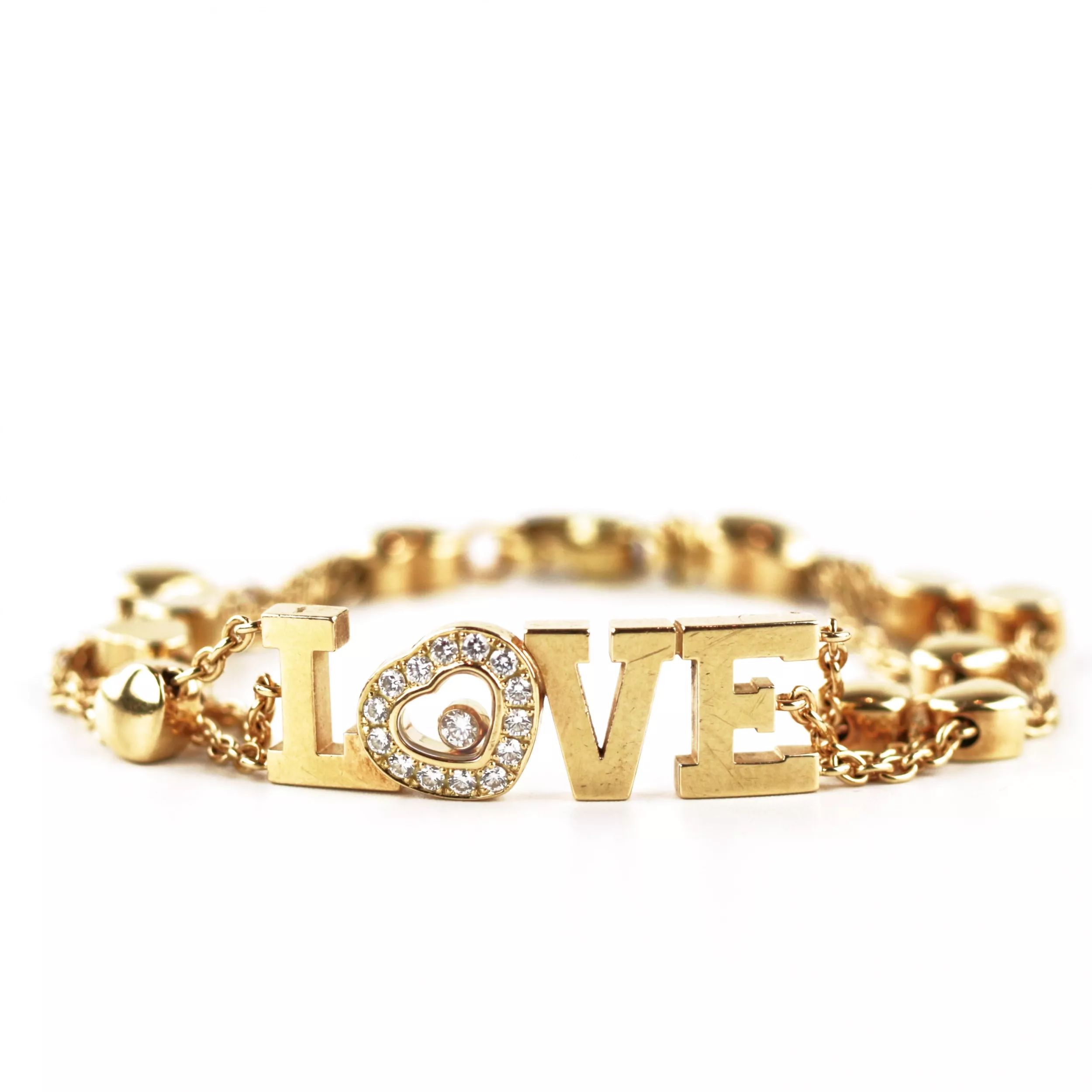 Chopard 18k Rose Gold Happy Hearts Red Stone Bangle Bracelet- 85A074-5 –  Moyer Fine Jewelers