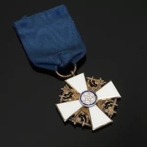 Знак орден Белой розы, Рыцарский крест. Финляндия, штамп 1924 г.