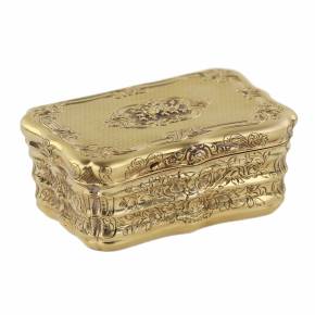 Gold snuff box, by Charles Colin, Hanau, circa 1830