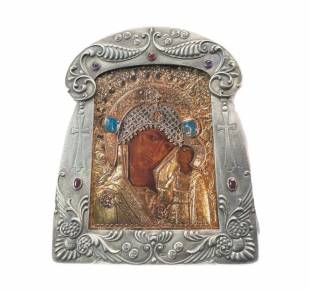 Icon in Art Nouveau style. Russia 20th century 