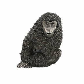 Silver figurine Monkey. Mario Buccellati. Italy 20th century. 