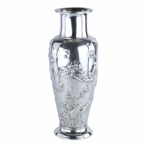 Vase en argent de style japonais. Tiffany & Co. USA 1928 