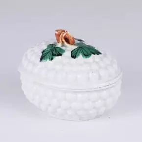 butter dish with lid. Factory M.S. Kuznetsova in Riga 