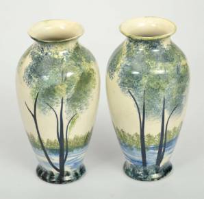 Фарфоровые вазы (2 шт) 