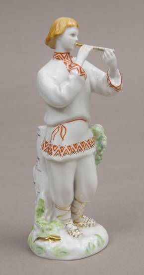 Porcelāna figūriņaLel (Jauneklis ar pīpi) 