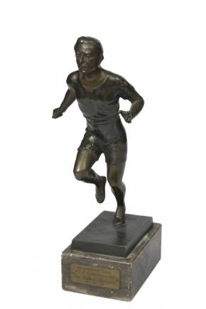 Figurine en bronze Sprinter 